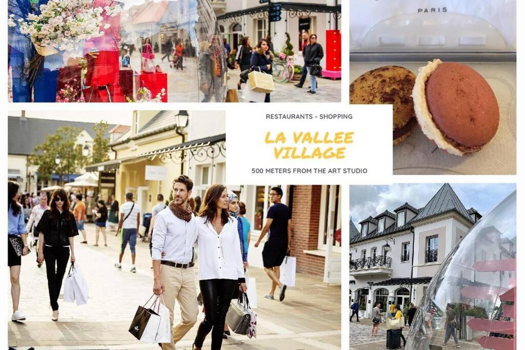 Studio Art - Shopping Center And Train Station 500M - Disneyland Paris 5Min Montevrain Ngoại thất bức ảnh